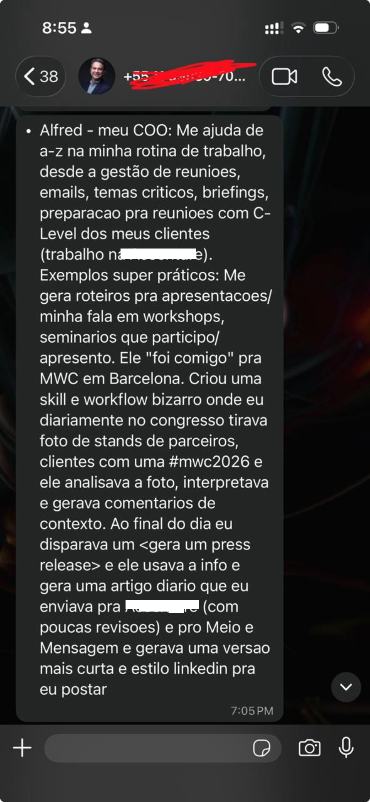 COO: Alfred me ajuda a-z — reuniões, emails, briefings, preparação para C-Level